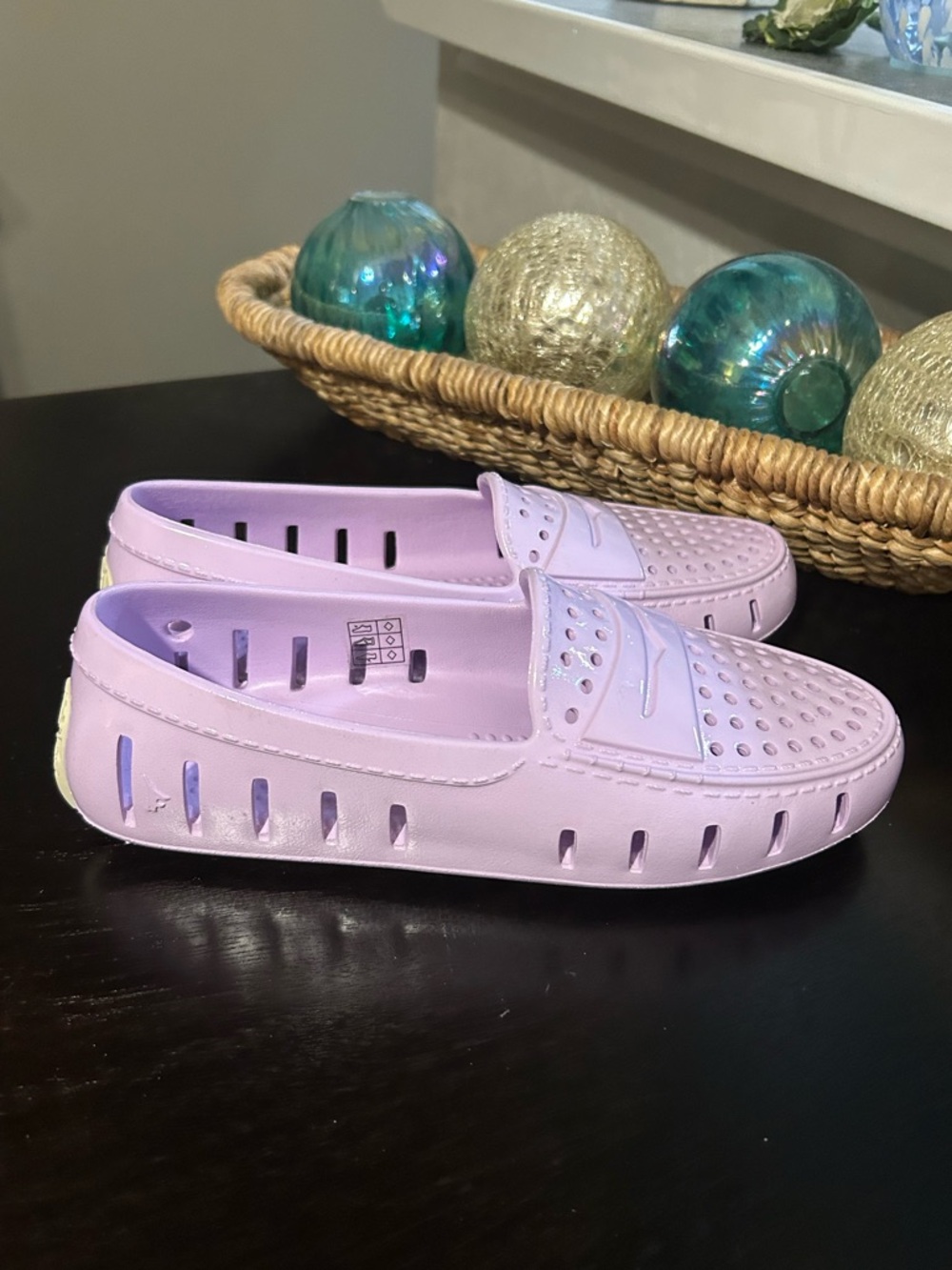 Floaters Driver Waterproof Loafers Lavender Size 7